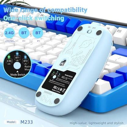 ZOLTED CrystalClick™ Pro – Transparent Rechargeable Wireless Mouse