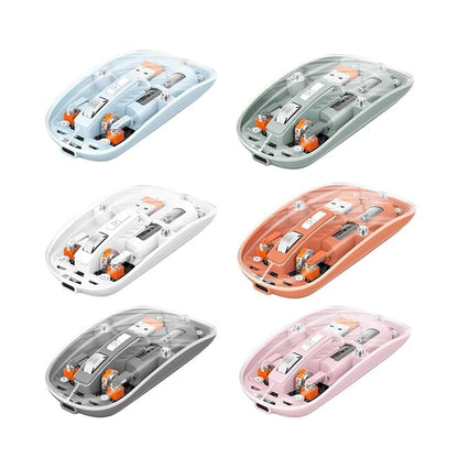 ZOLTED CrystalClick™ Pro – Transparent Rechargeable Wireless Mouse