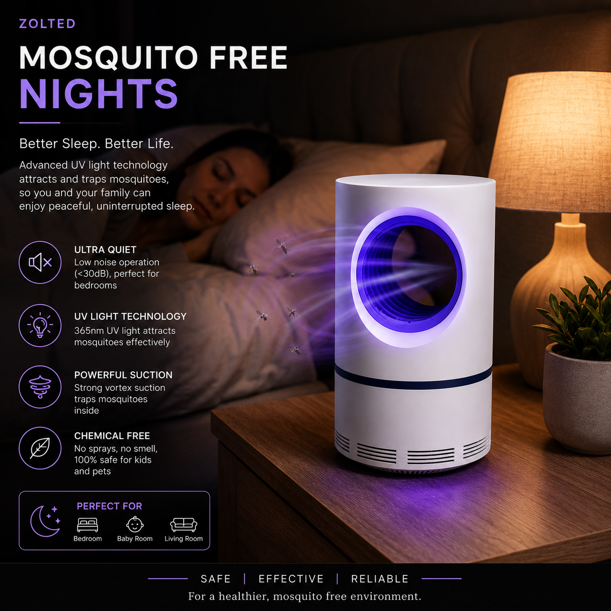 ZOLTED AirGuard™ Mosquito Trap